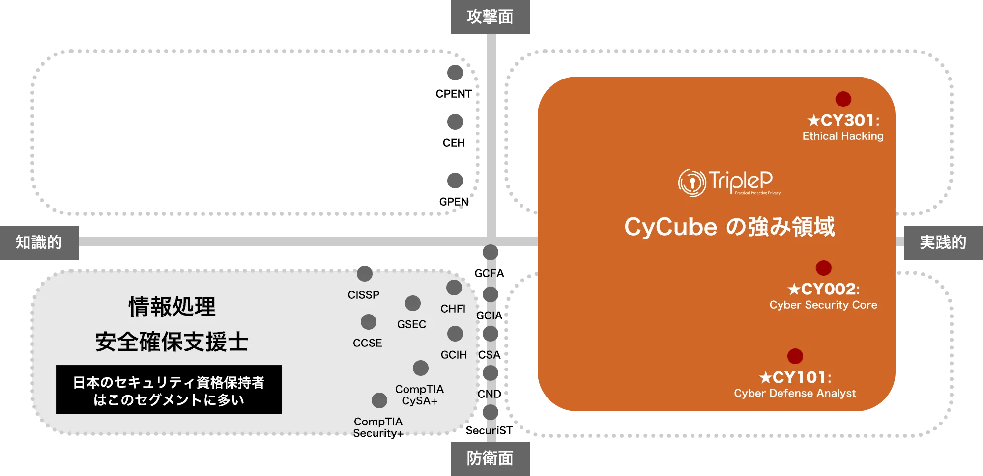 CyCube の強み領域のイメージ図